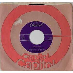 Tennessee Ernie Ford One Suit / The Watermelon Song 45 RPM 7" Vinyl 1957 Capitol